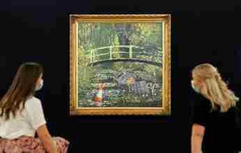 Σε ζωντανή δημοπρασία σύγχρονης τέχνης το έργο του Banksy “Show me the Monet”