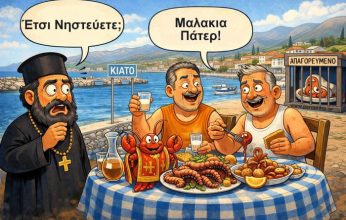 Πράξη Α’ Η Καθαρά Δευτέρα στο Κιάτο (Του Χρήστου Καλαντζή)